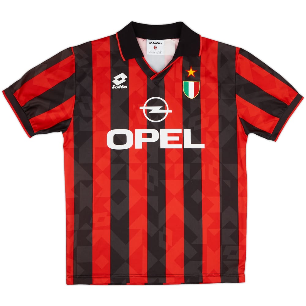 1995-96 AC Milan Home Shirt - 8/10 - (L)