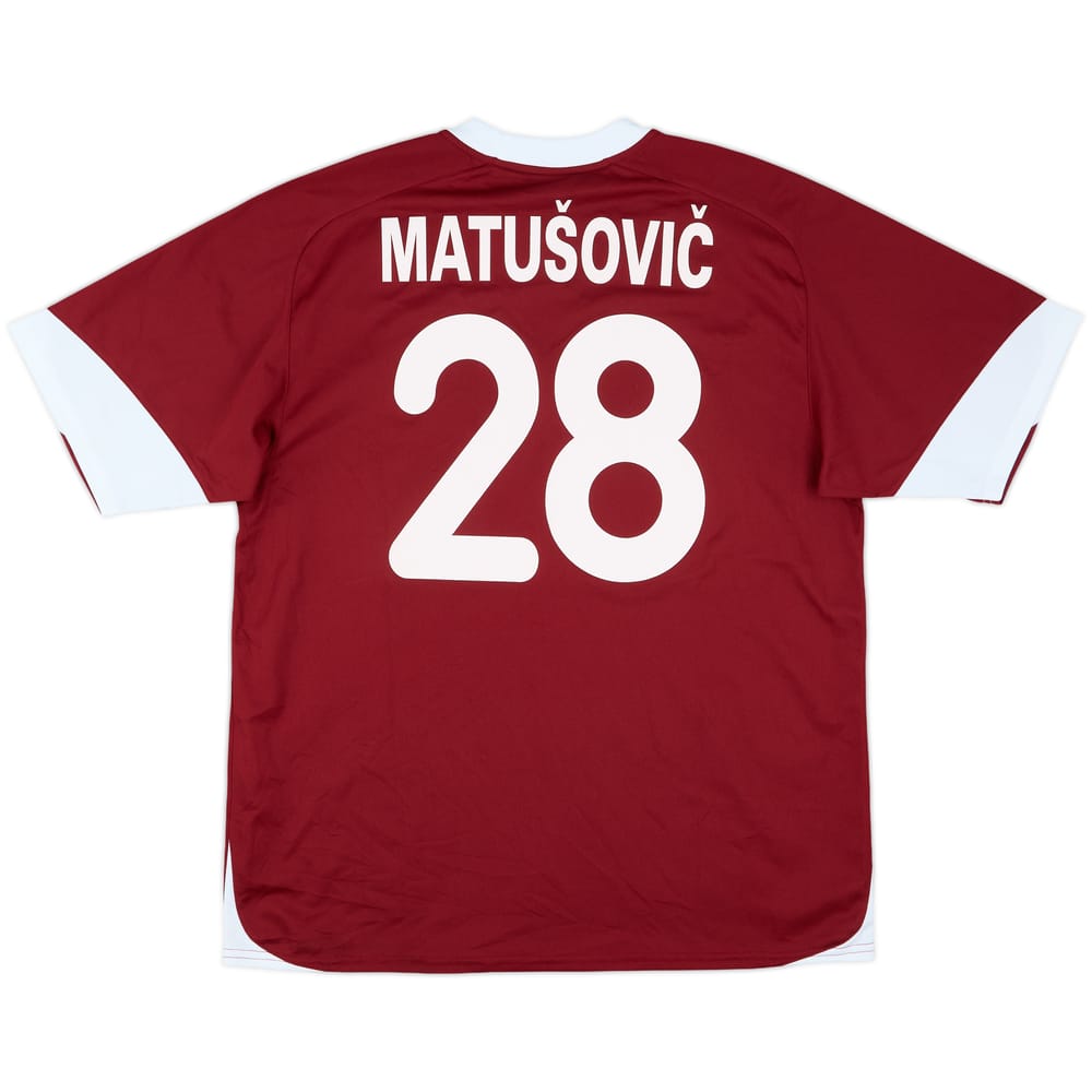 2006-07 Sparta Prague Home Shirt Matusovic #28 - 8/10 - (L)