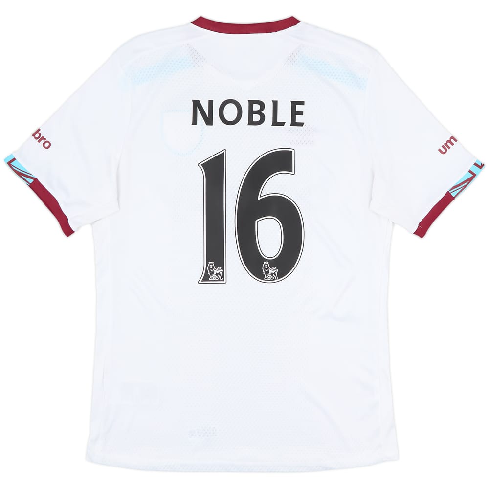 2016-17 West Ham Away Shirt Noble #16 - 9/10 - (L)