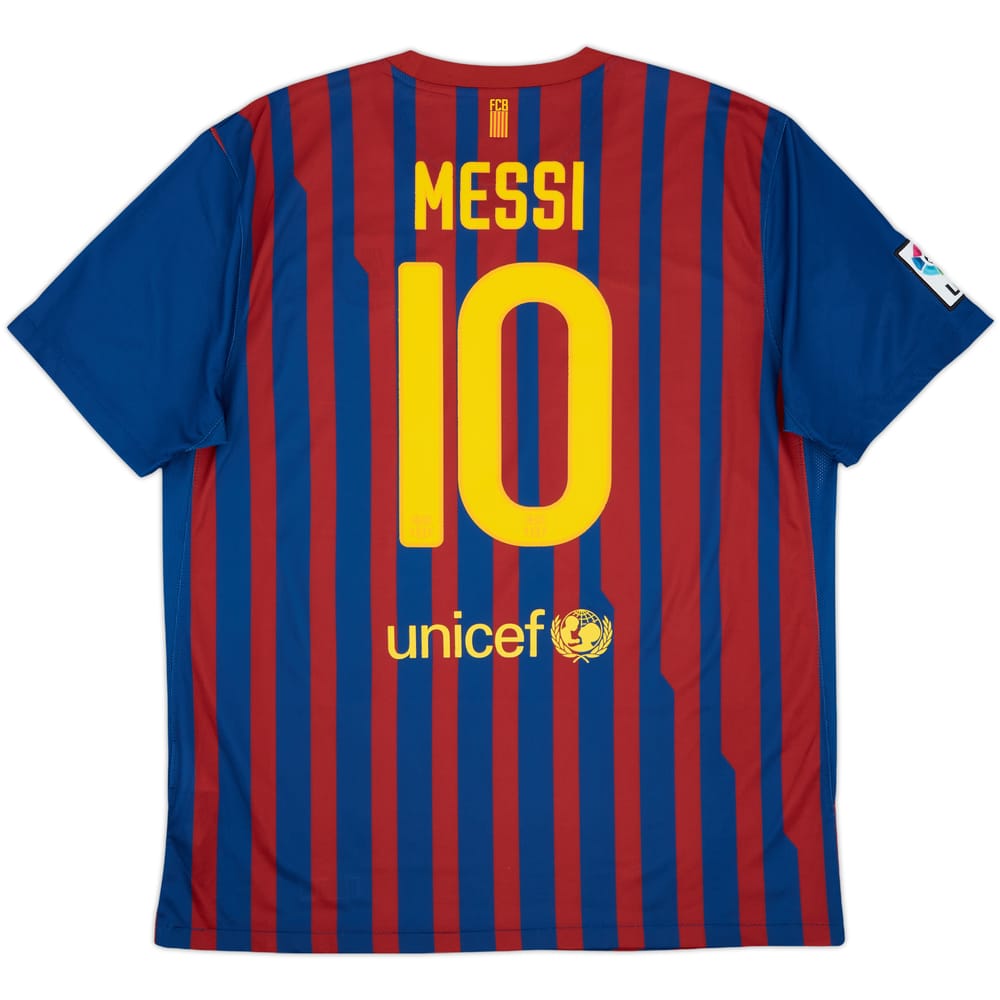 2011-12 Barcelona Home Shirt Messi #10 - 5/10 - (XL)