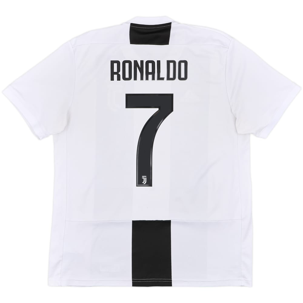 2018-19 Juventus Home Shirt Ronaldo #7 - 6/10 - (L)
