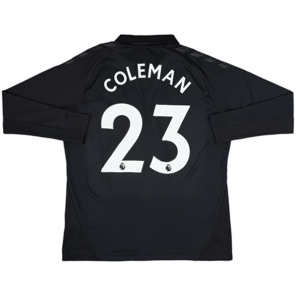 2021-22 Everton Away L/S Shirt Coleman #23 - 8/10 - (L)