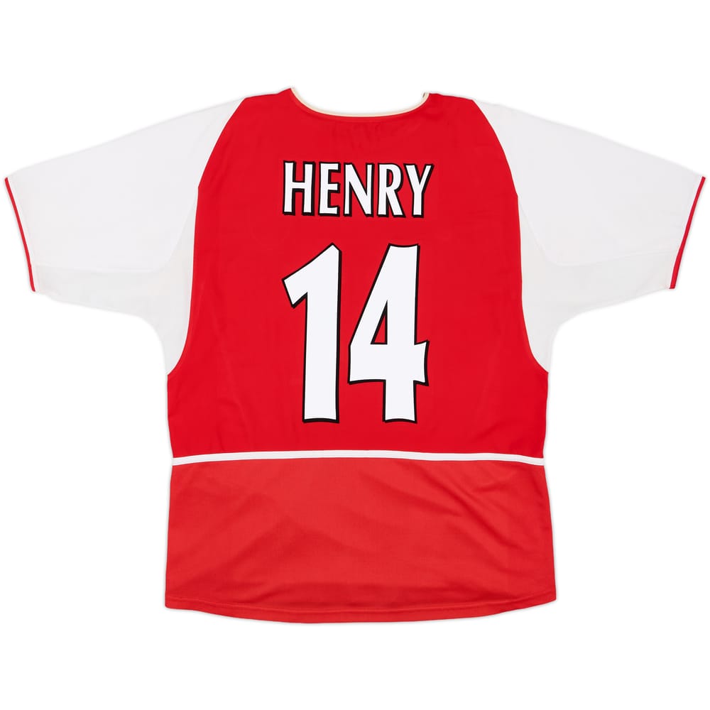 2002-04 Arsenal Home Shirt Henry #14 - 8/10 - (L)