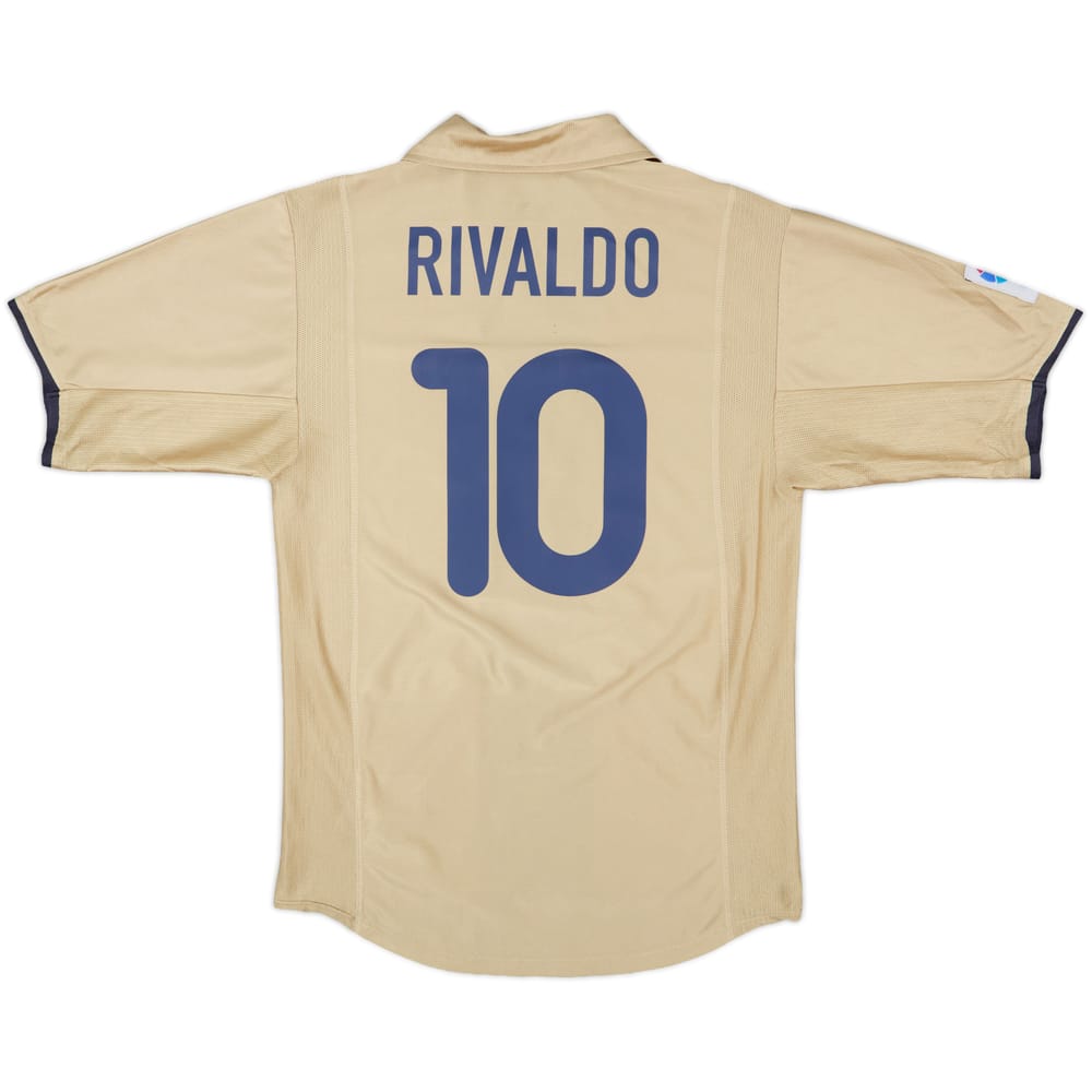 2001-03 Barcelona Away Shirt Rivaldo #10 - 6/10 - (S)