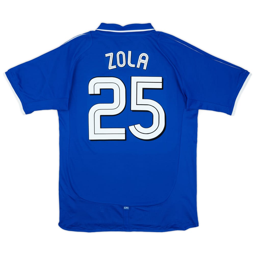 2001-03 Chelsea Home Shirt Zola #25 - 8/10 - (L)