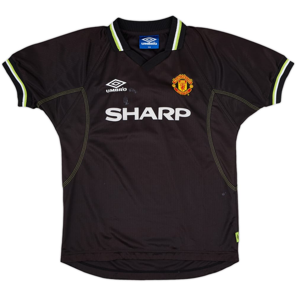 1998-99 Manchester United Third Shirt - 7/10 - (L.Boys)
