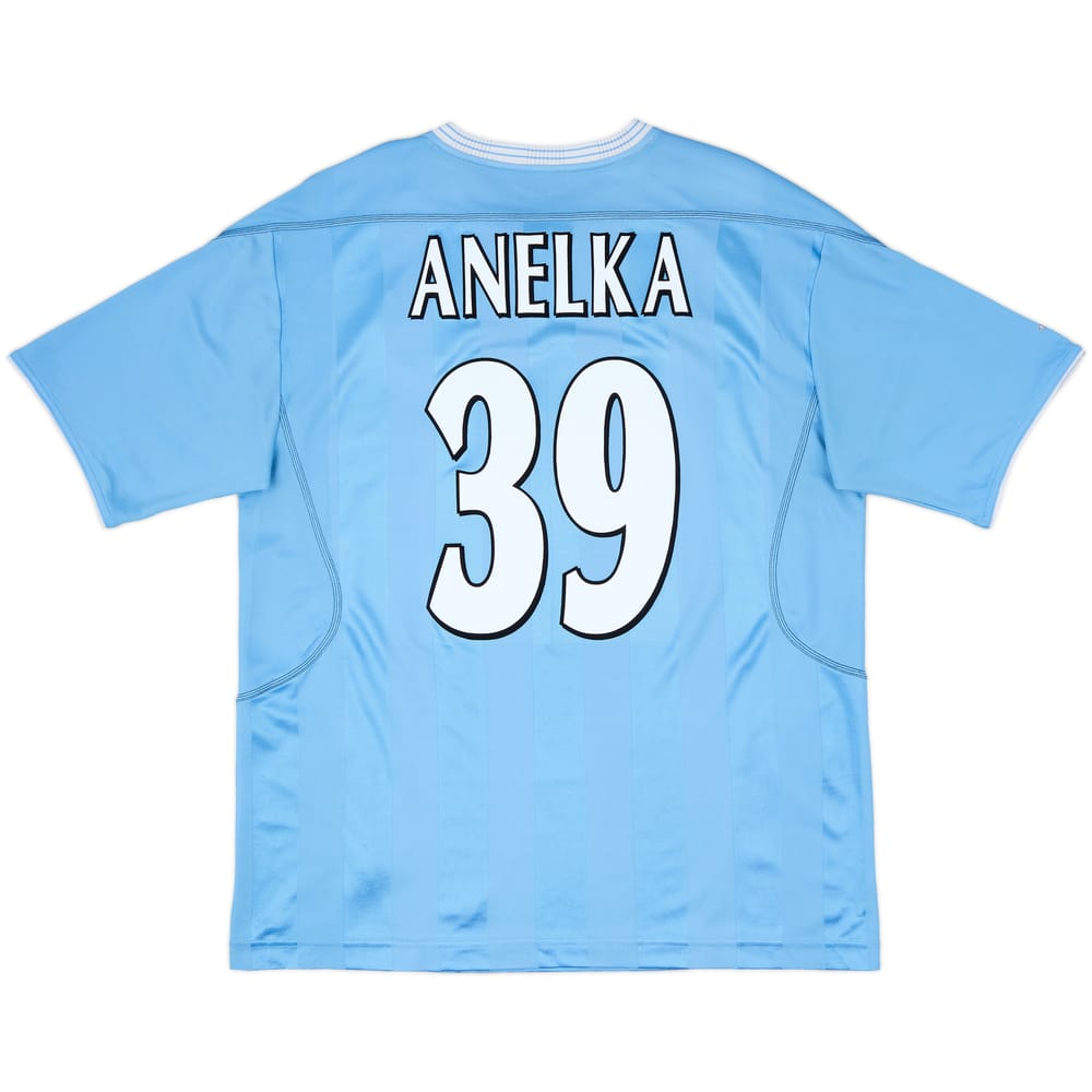 2003-04 Manchester City Home Shirt Anelka #39 - 6/10 - (L)
