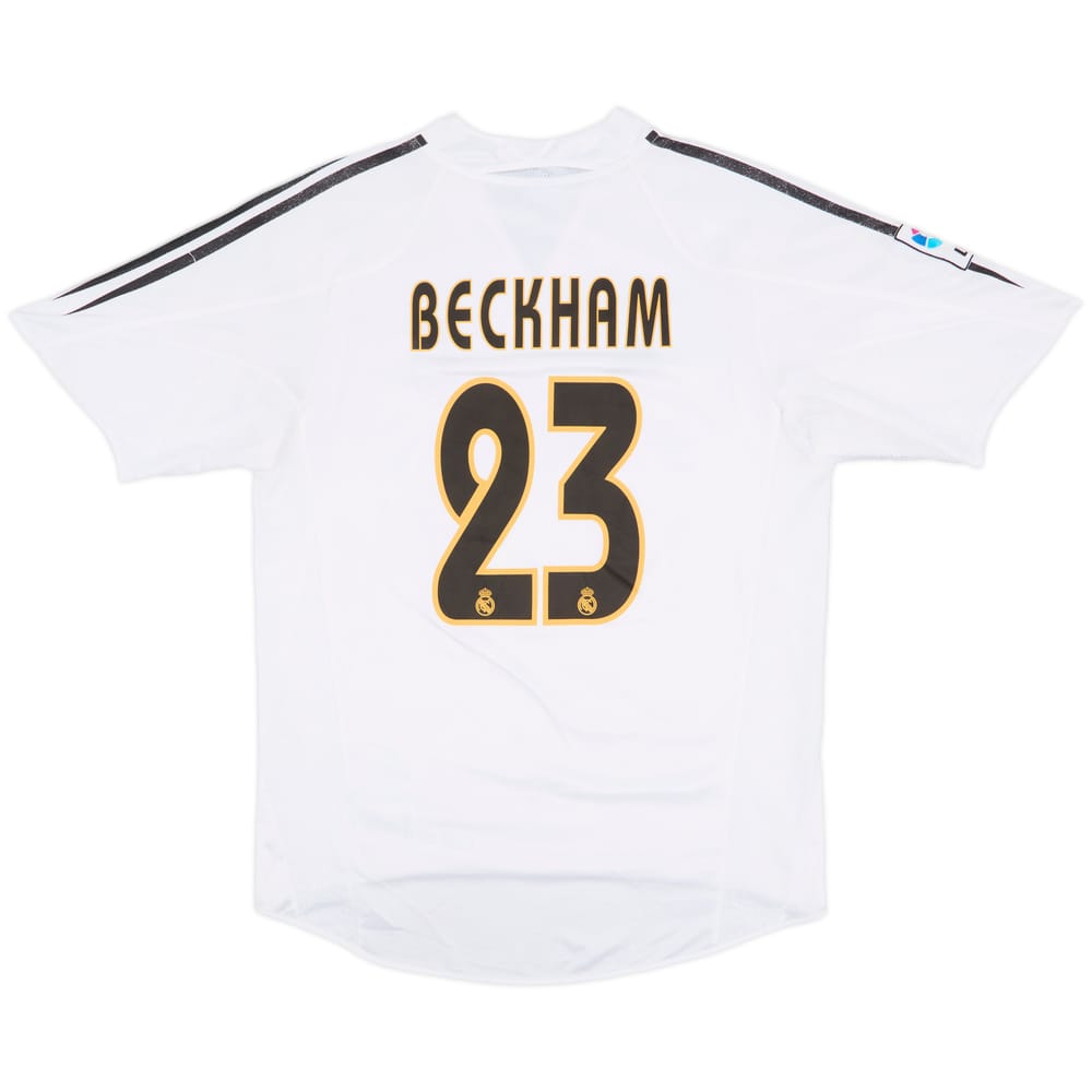2004-05 Real Madrid Home Shirt Beckham #23 - 5/10 - (M)