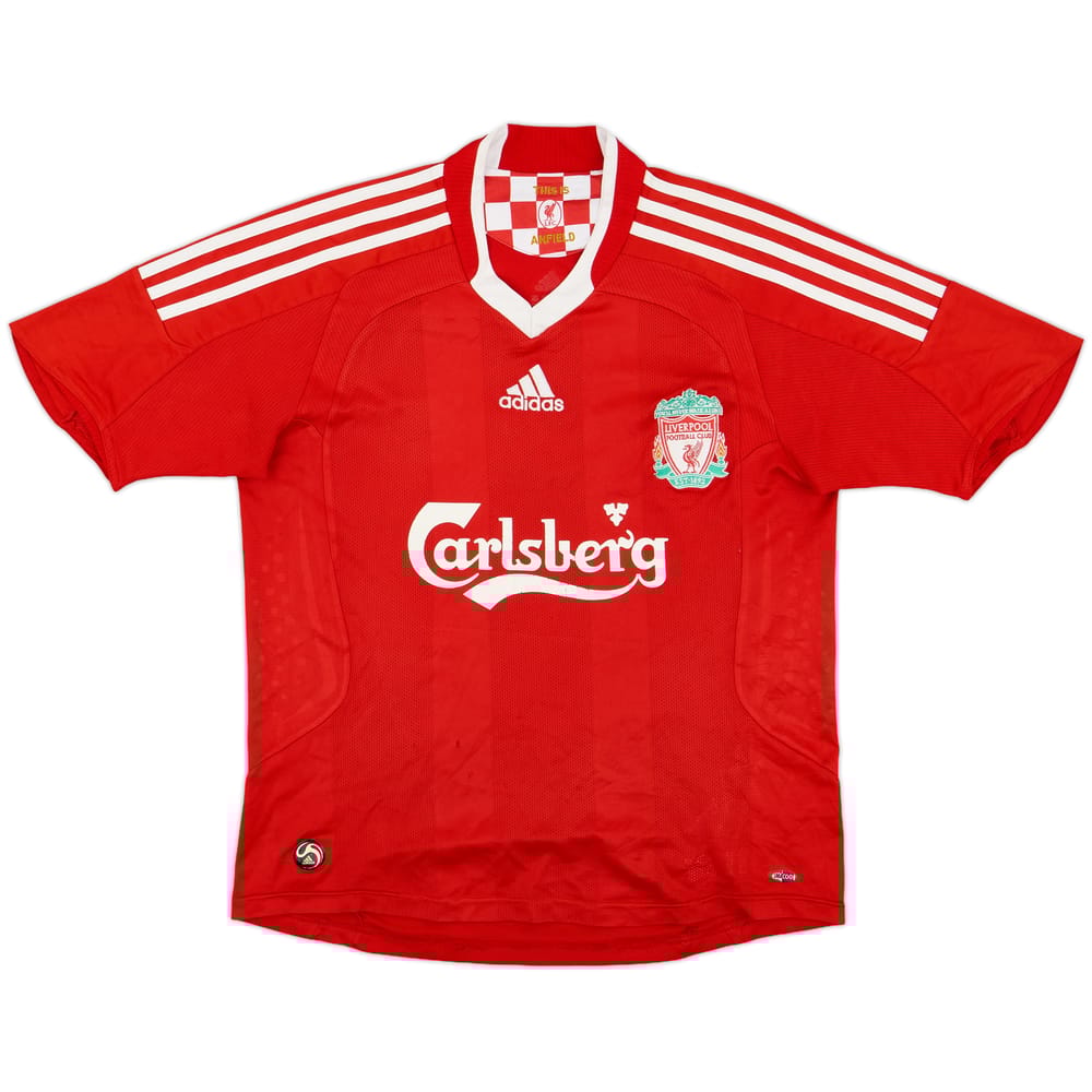 2008-10 Liverpool Home Shirt - 6/10 - (L.Boys)