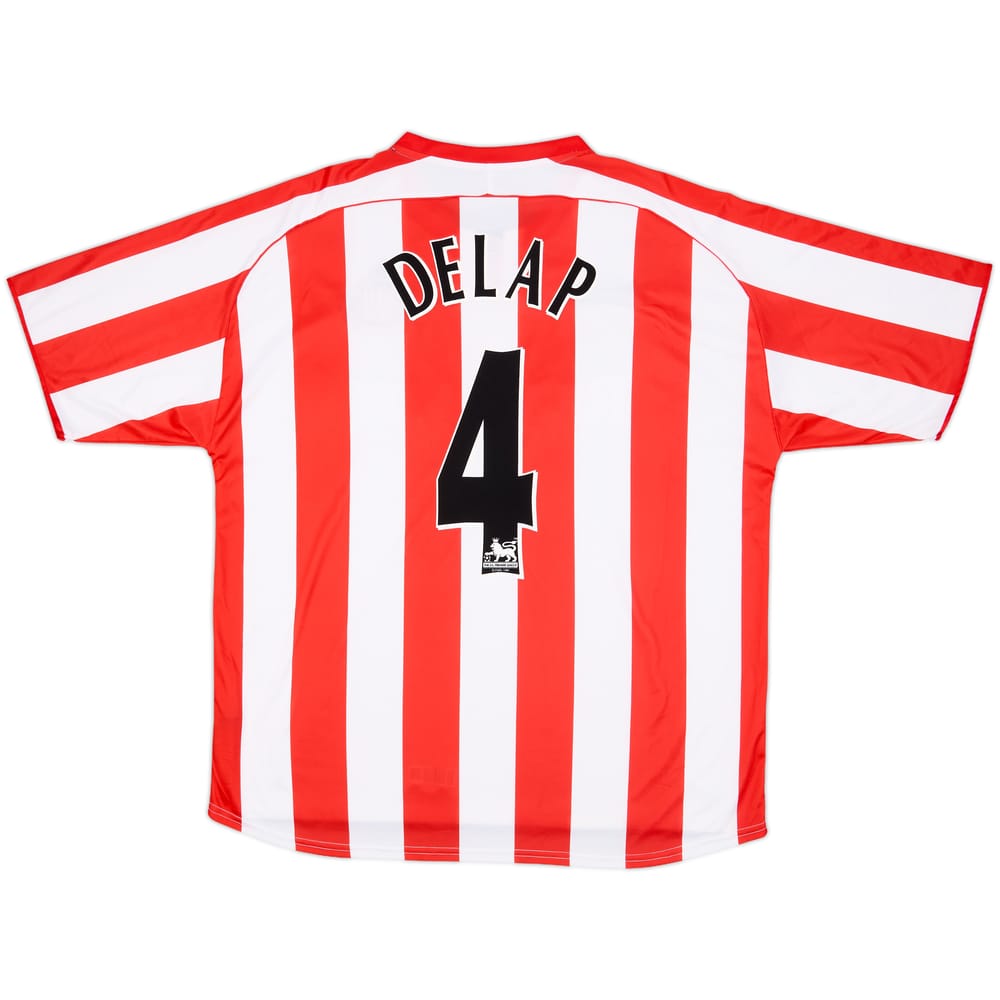 2005-07 Sunderland Home Shirt Delap #4 - 8/10 - (XL)