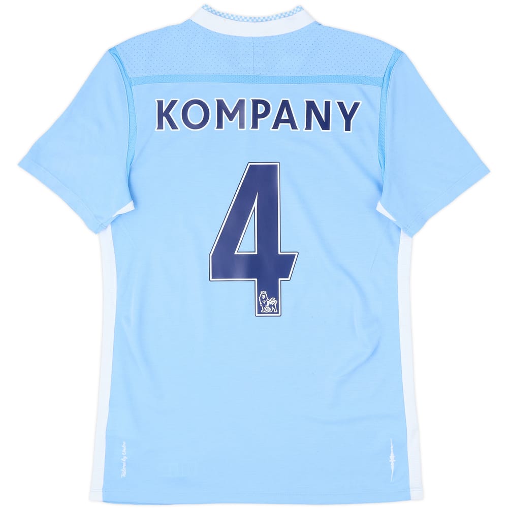 2011-12 Manchester City Home Shirt Kompany #4 - 7/10 - (S)