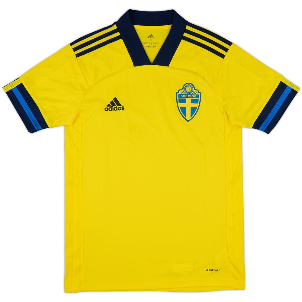 2020-21 Sweden Home Shirt - 10/10 - (S)