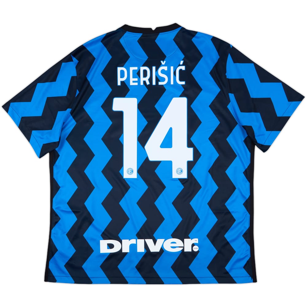 2020-21 Inter Milan Home Shirt Perisic #14 - 9/10 - (XXL)