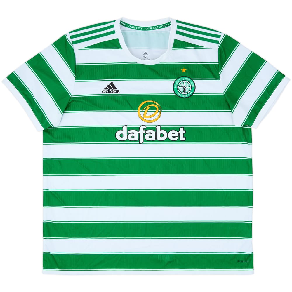 2021-22 Celtic Home Shirt - 10/10 - (XXL)
