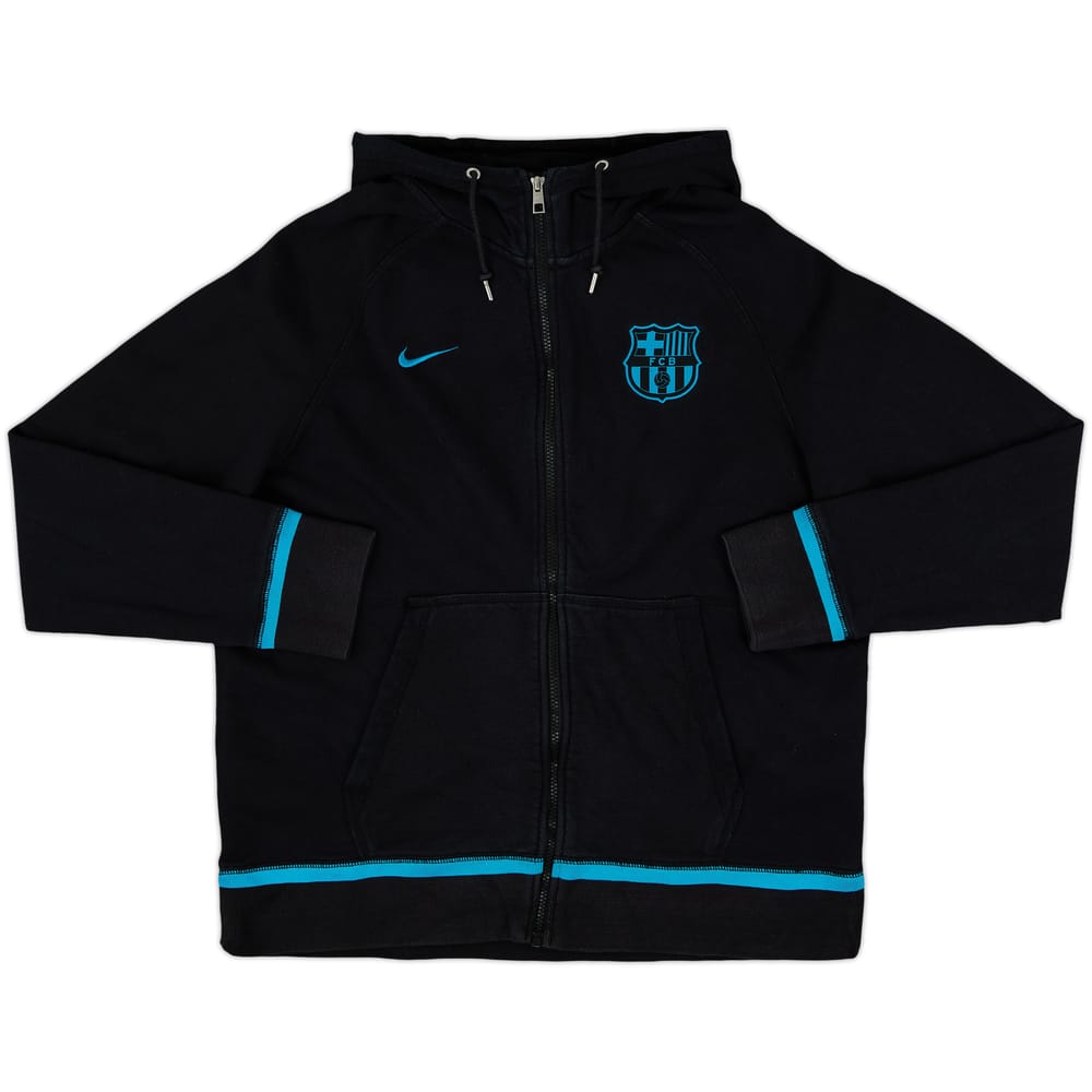 2015-16 Barcelona Nike Hooded Track Jacket - 8/10 - (XL)