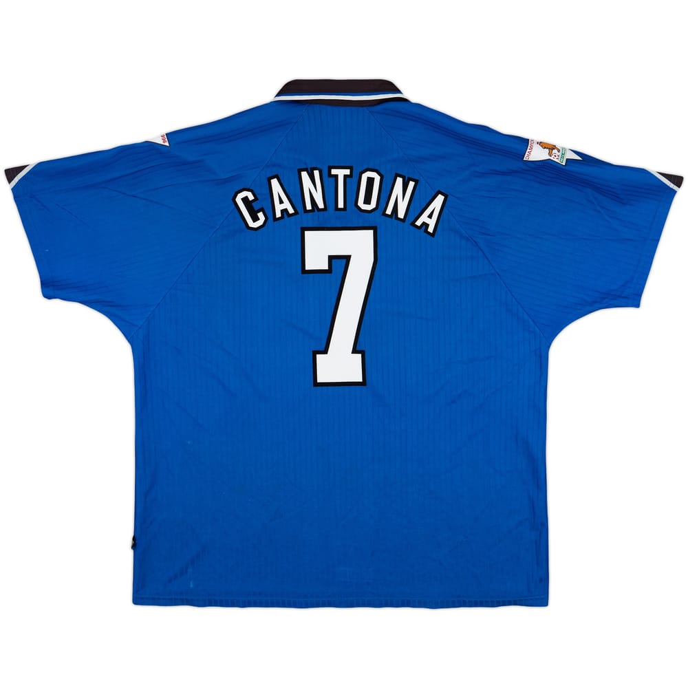 1996-98 Manchester United Third Shirt Cantona #7 - 8/10 - (XXL)