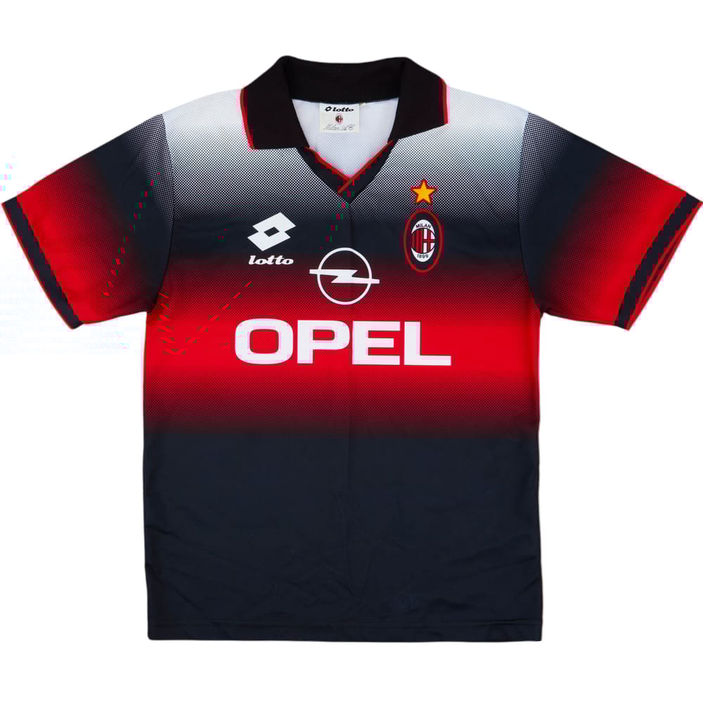 1996-97 AC Milan Lotto Training Shirt - 9/10 - (M)