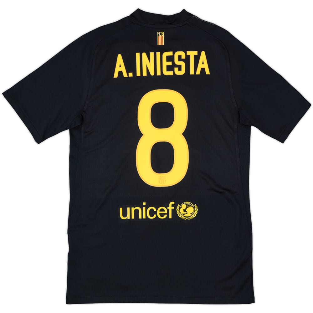 2011-12 Barcelona Away Shirt A.Iniesta #8 - 8/10 - (S)