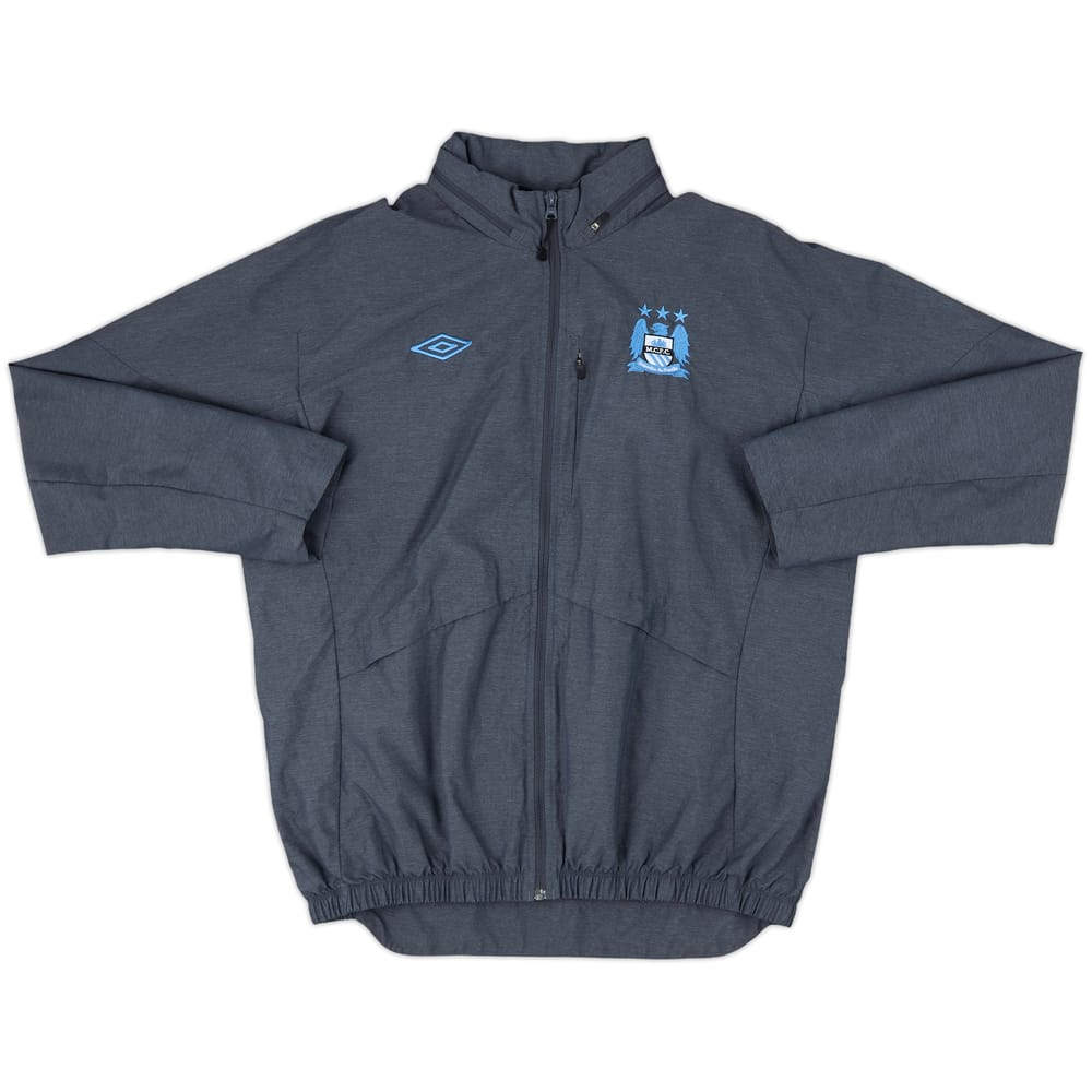 2012-13 Manchester City Umbro Hooded Rain Jacket - 10/10 - (XL)