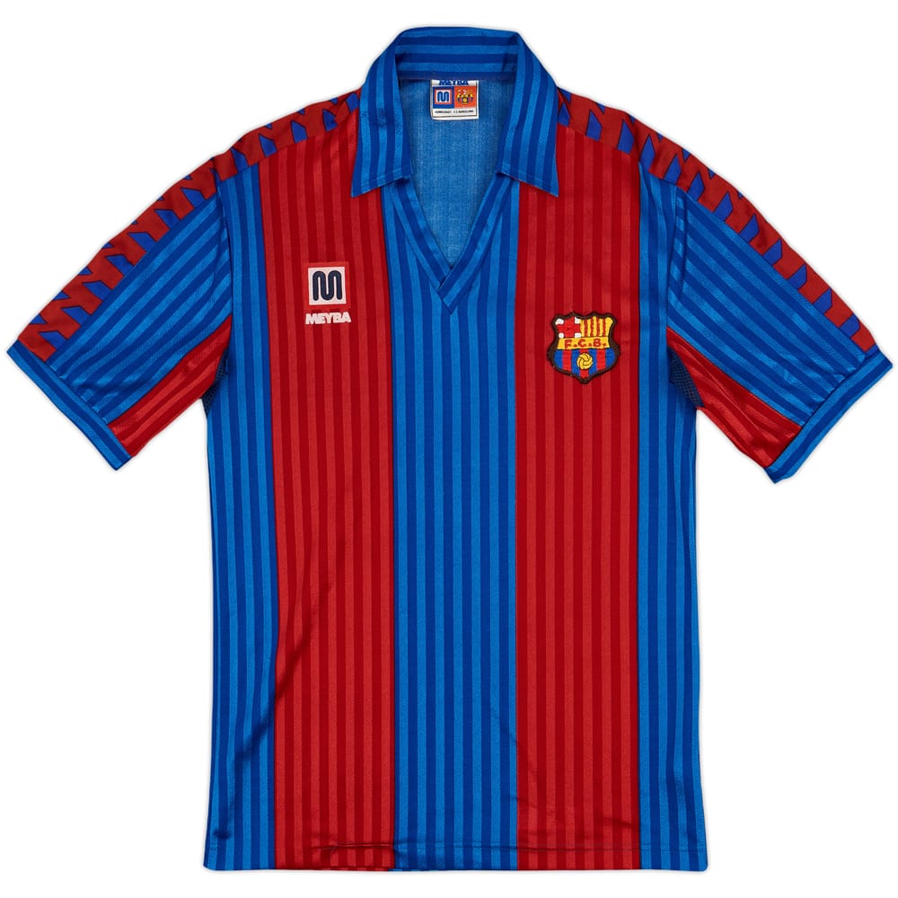 1989-92 Barcelona Home Shirt - 9/10 - (XS)