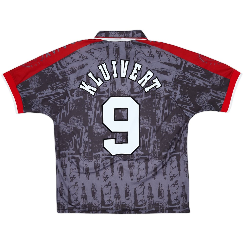 1996-97 Ajax Away Shirt Kluivert #9 - 8/10 - (L)
