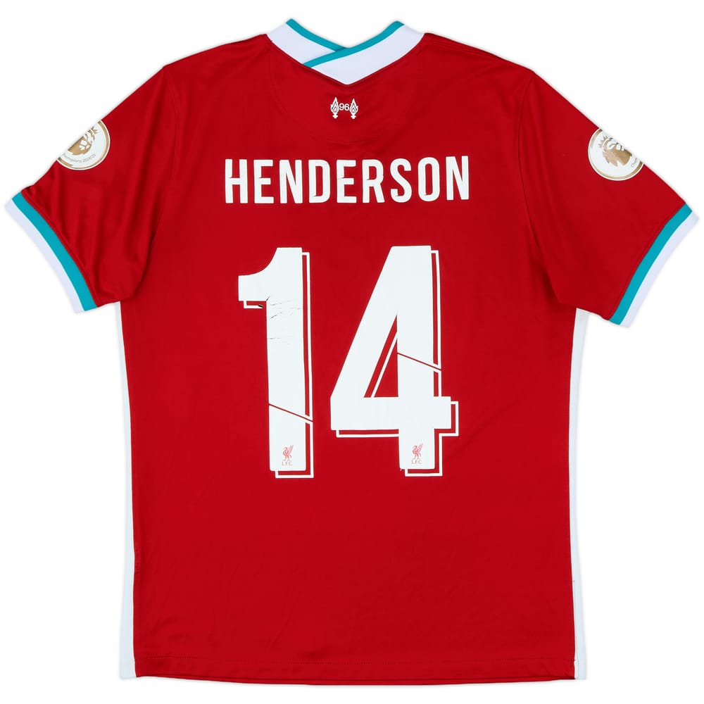 2020-21 Liverpool Home Shirt Henderson #14 - 5/10 - (XL)