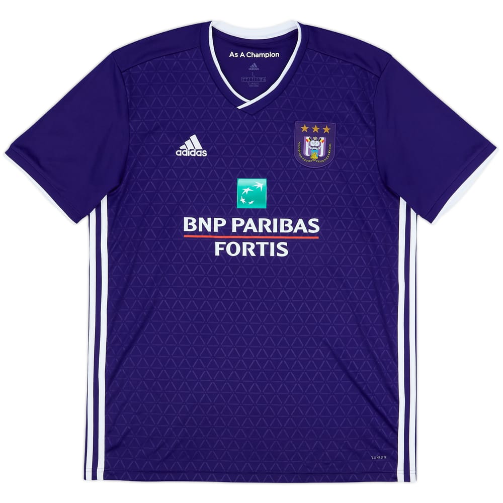 2018-19 Anderlecht Home Shirt - 10/10 - (L)
