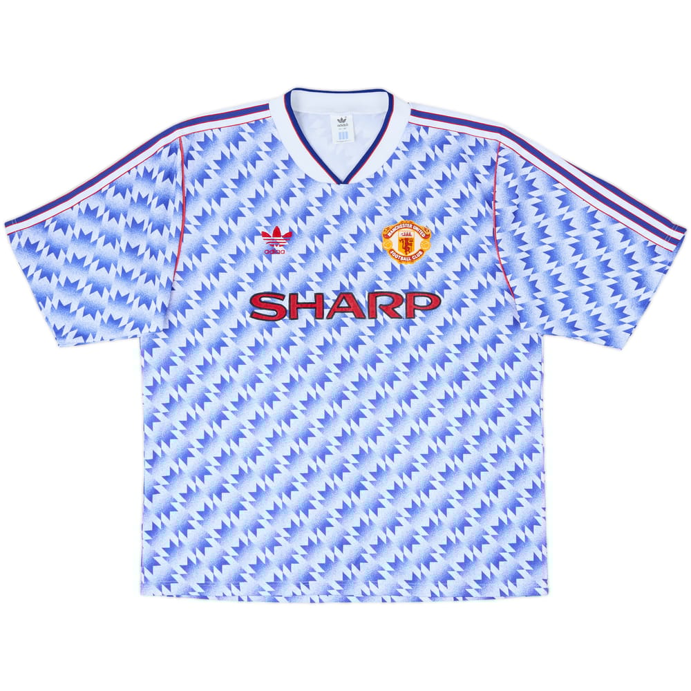 1990-92 Manchester United Away Shirt - 5/10 - (L/XL)