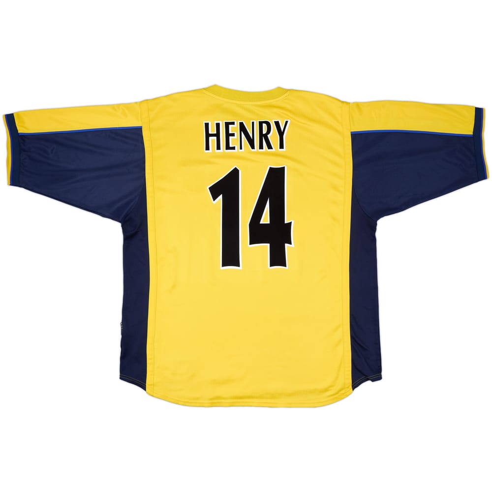 1999-01 Arsenal Away Shirt Henry #14 - 4/10 - (XXL)