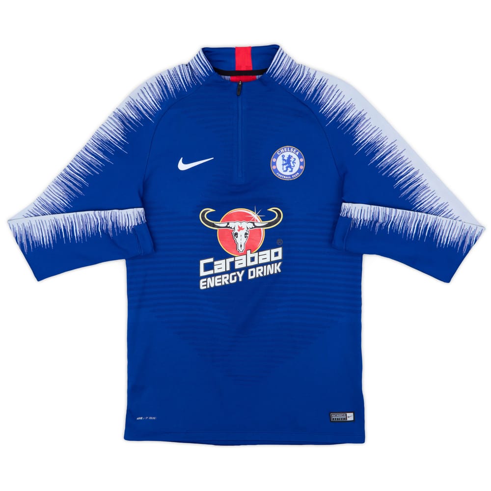 2018-19 Chelsea Nike Vaporknit 1/4 Zip Drill Top - 7/10 - (S)