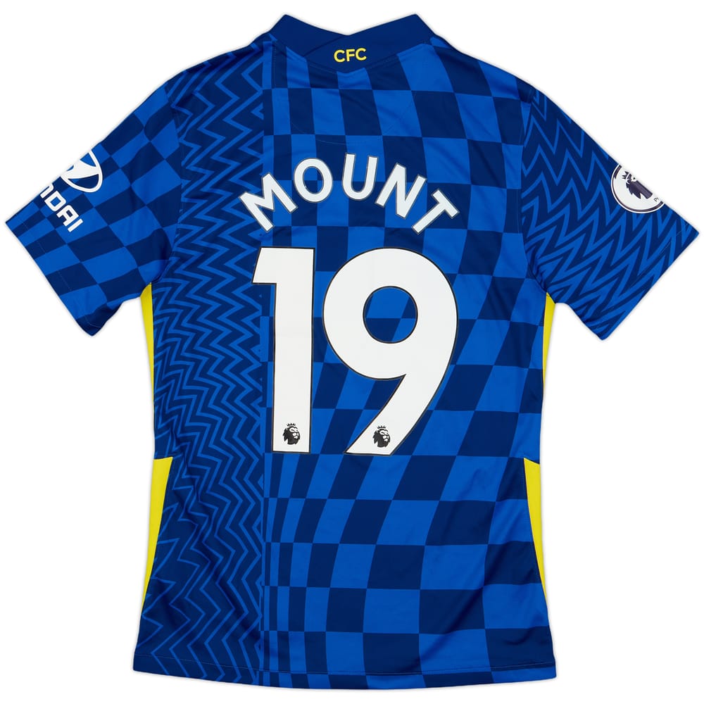 2021-22 Chelsea Home Shirt Mount #19 - 8/10 - (S)