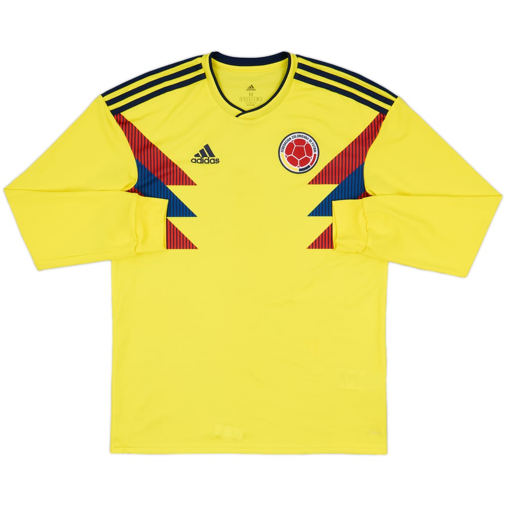 2018-19 Colombia Home L/S Shirt - 7/10 - (M)