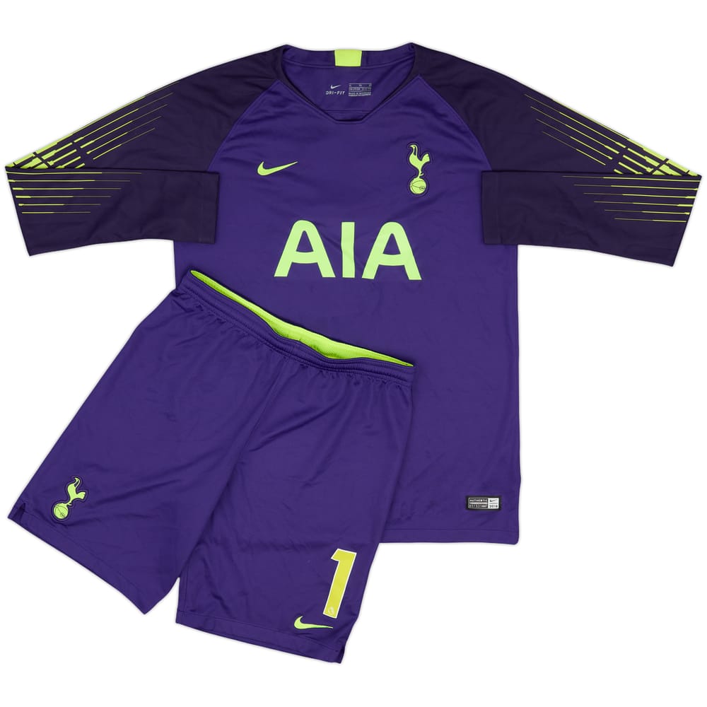 2018-19 Tottenham GK Full Kit Lloris #1 - 7/10 - (XL.Boys)
