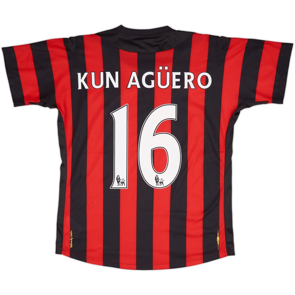 2011-12 Manchester City Away Shirt Kun Aguero #16 - 5/10 - (L)