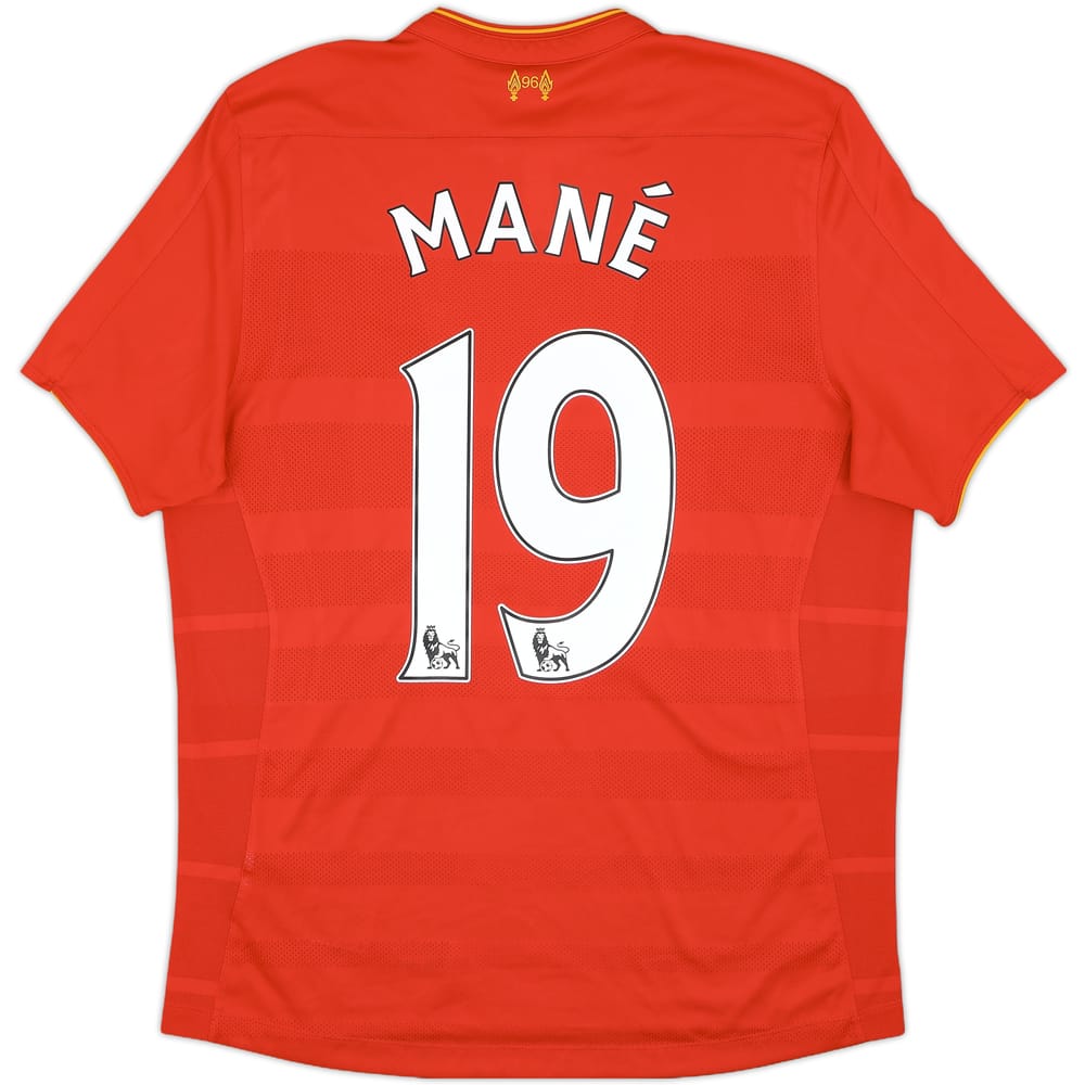 2016-17 Liverpool Home Shirt Mane #19 - 7/10 - (L)