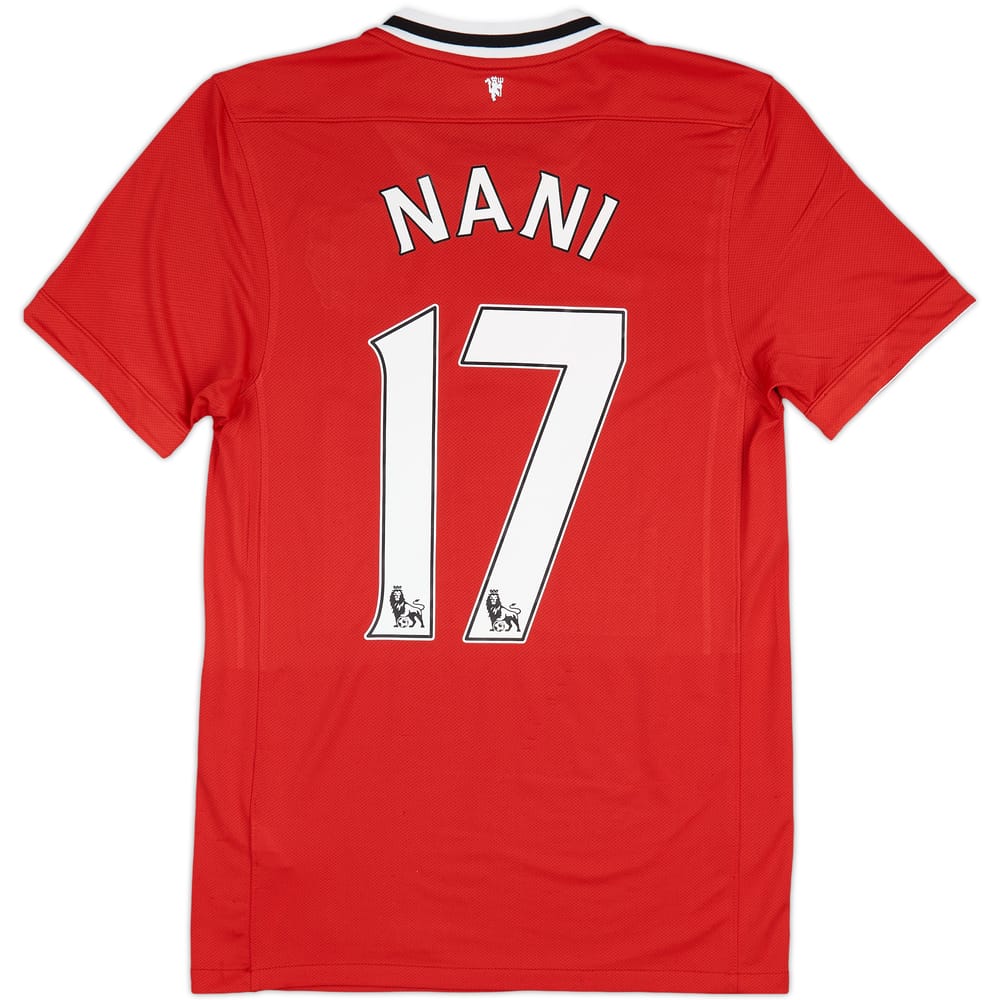 2011-12 Manchester United Home Shirt Nani #17 - 8/10 - (S)