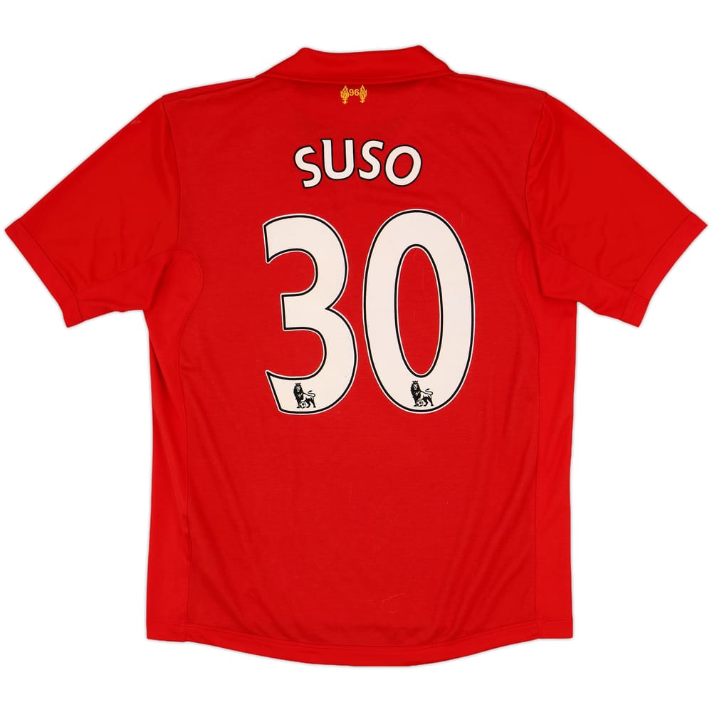 2012-13 Liverpool Home Shirt Suso #30 - 7/10 - (L)