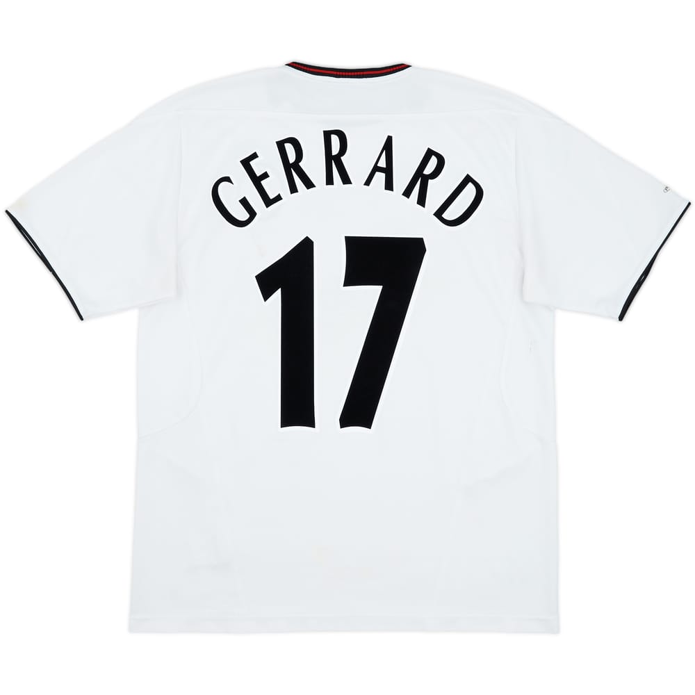 2003-04 Liverpool Away Shirt Gerrard #17 - 5/10 - (L)