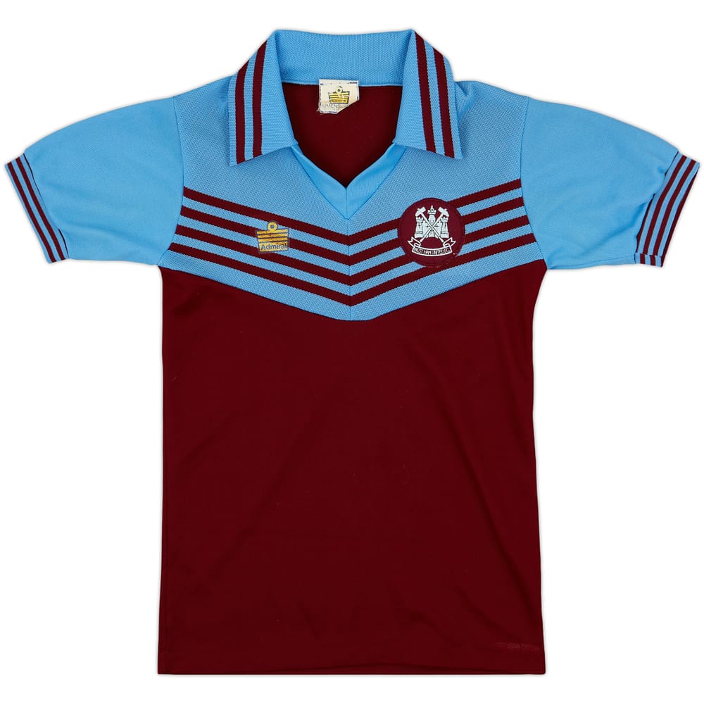 1976-80 West Ham Home Shirt - 8/10 - (S)