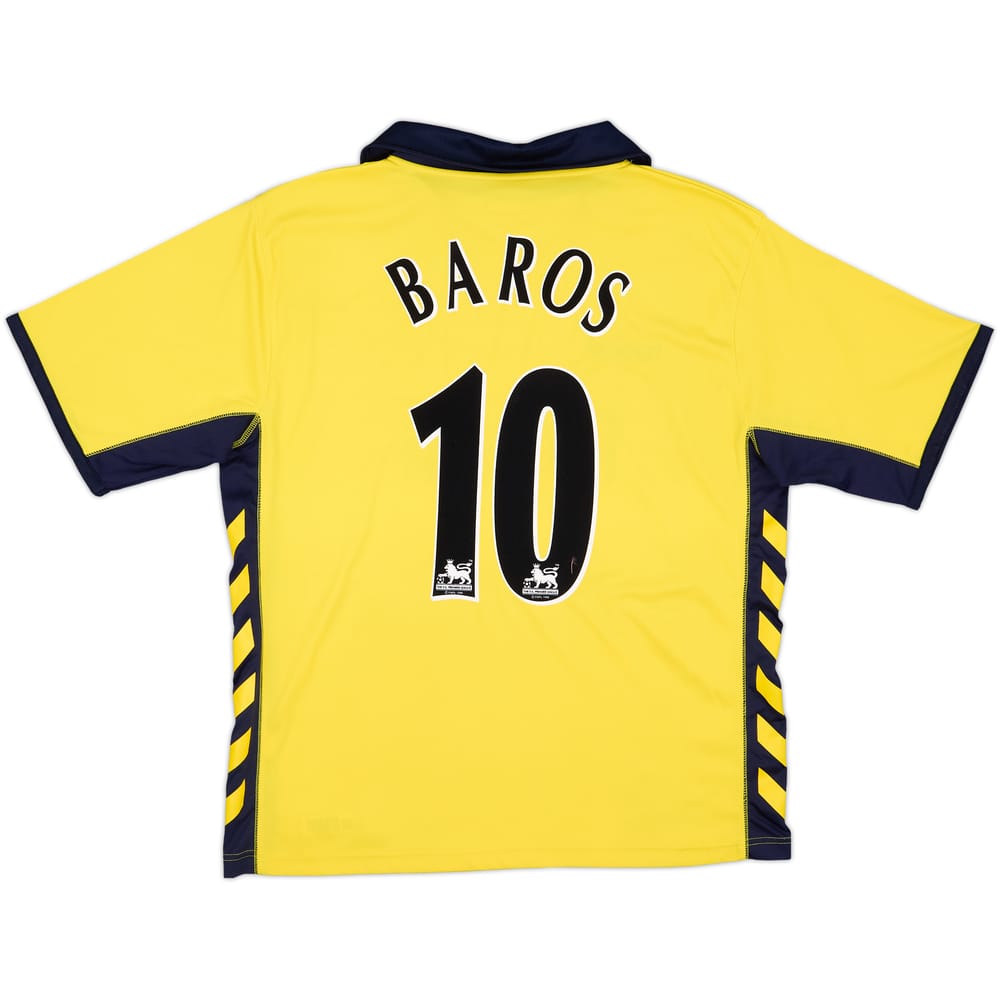 2005-06 Aston Villa Away Shirt Baros #10 - 8/10 - (XL)
