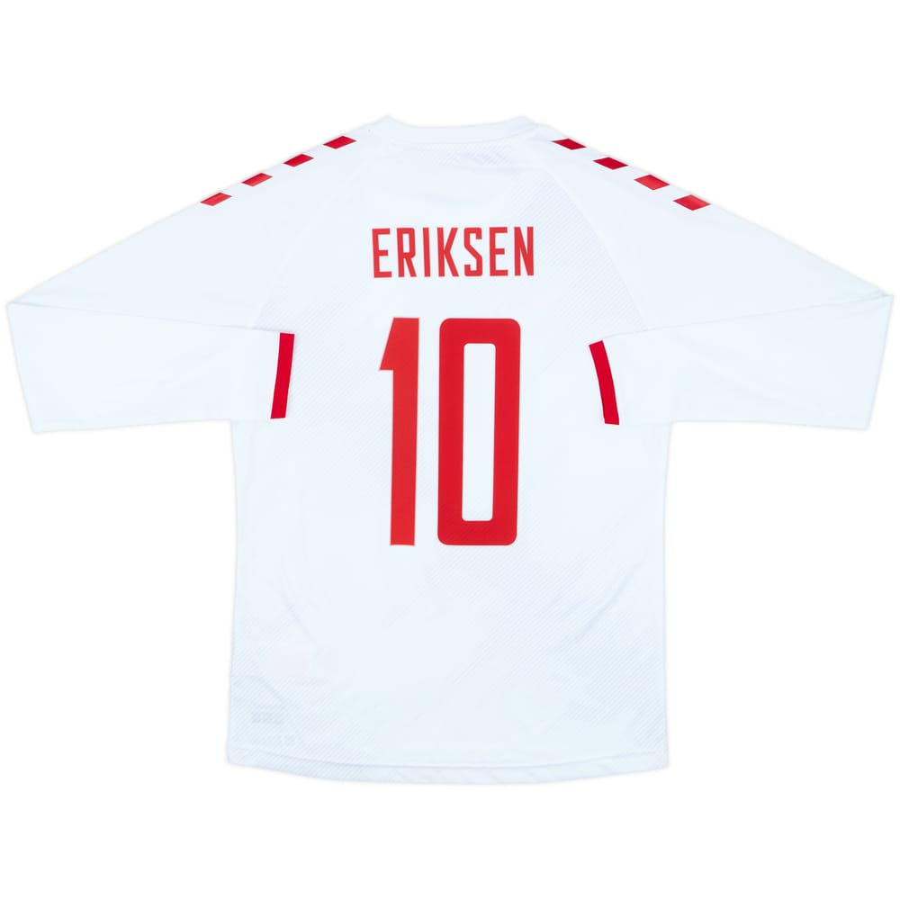 2020-21 Denmark Away L/S Shirt Eriksen #10 (M)