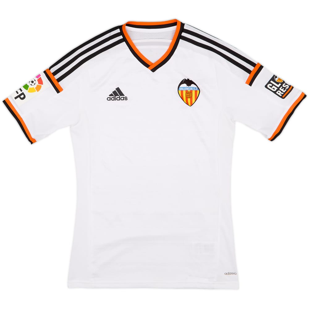 2014-15 Valencia Home Shirt - 9/10 - (S)
