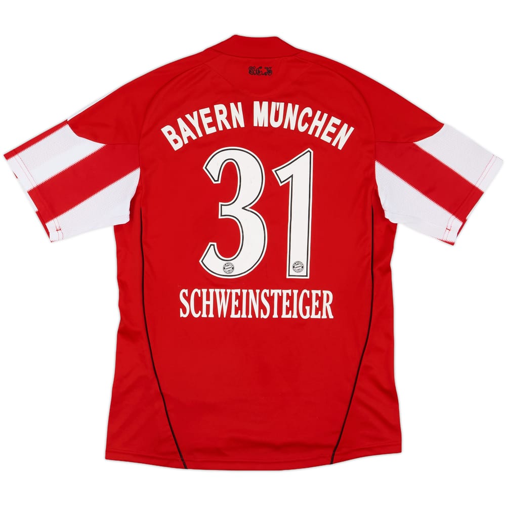 2010-11 Bayern Munich Home Shirt Schweinsteiger #31 - 5/10 - (S)