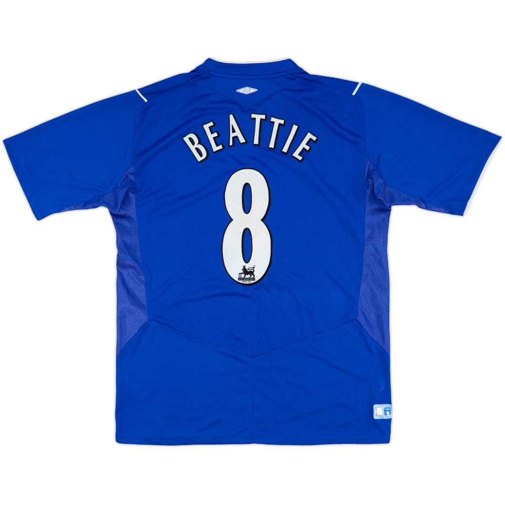 2004-05 Everton Home Shirt Beattie #8 - 7/10 - (M)