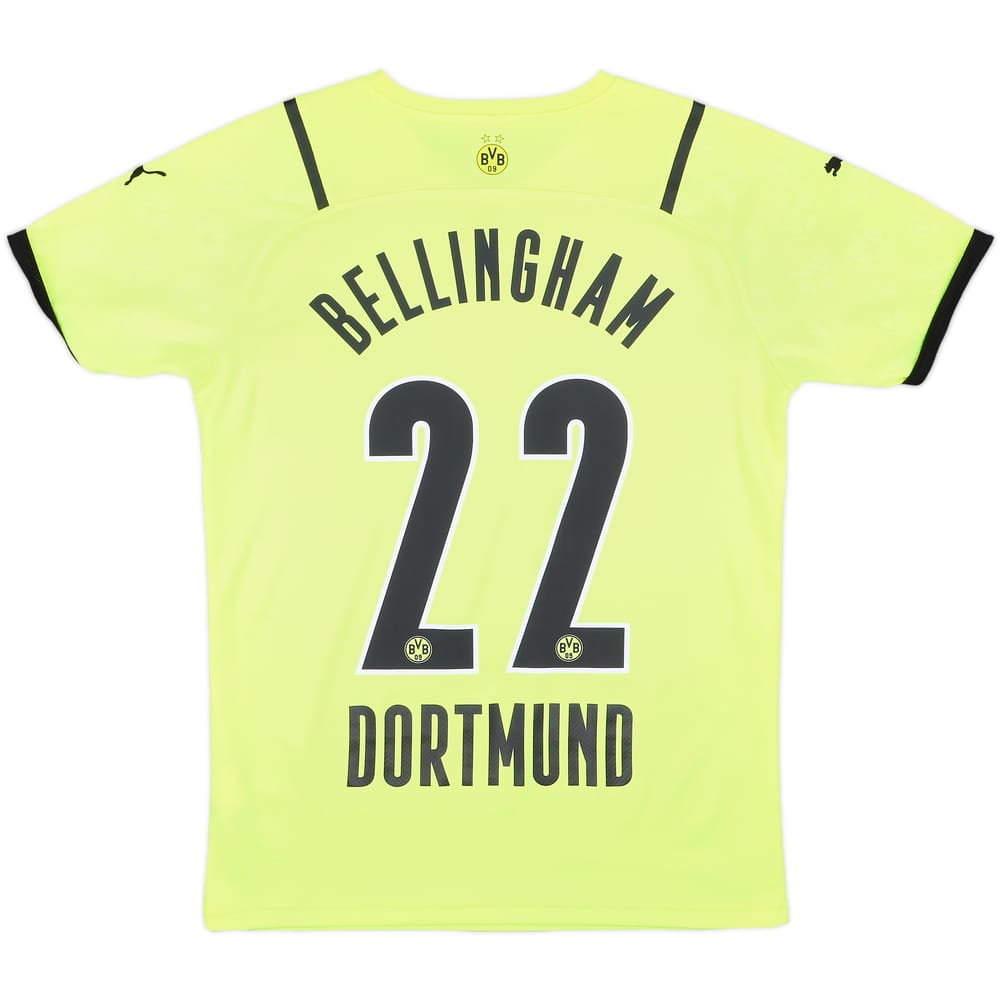 2021-22 Borussia Dortmund European Home Shirt Bellingham #22 - 8/10 - (S)