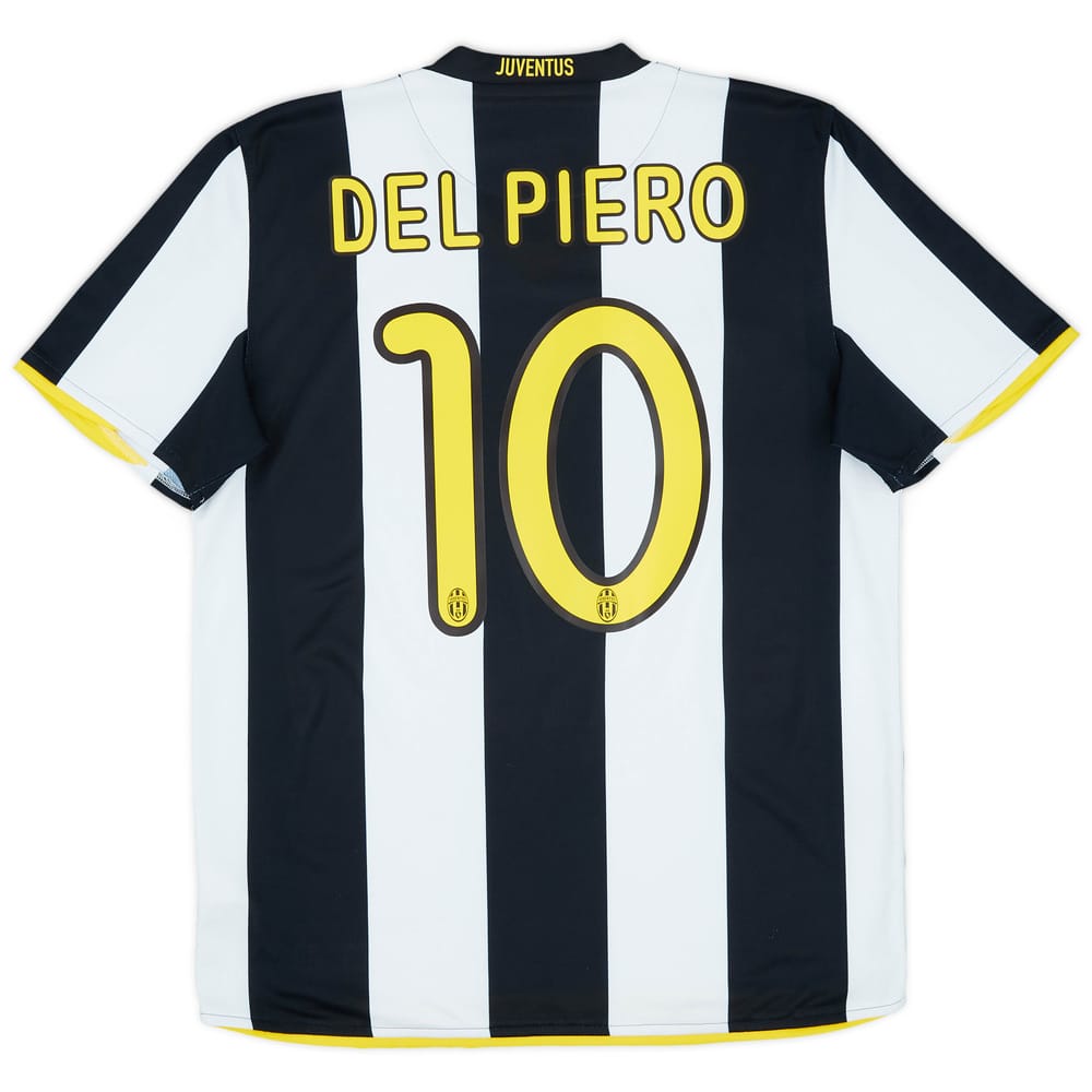 2008-09 Juventus Home Shirt Del Piero #10 - 7/10 - (M)