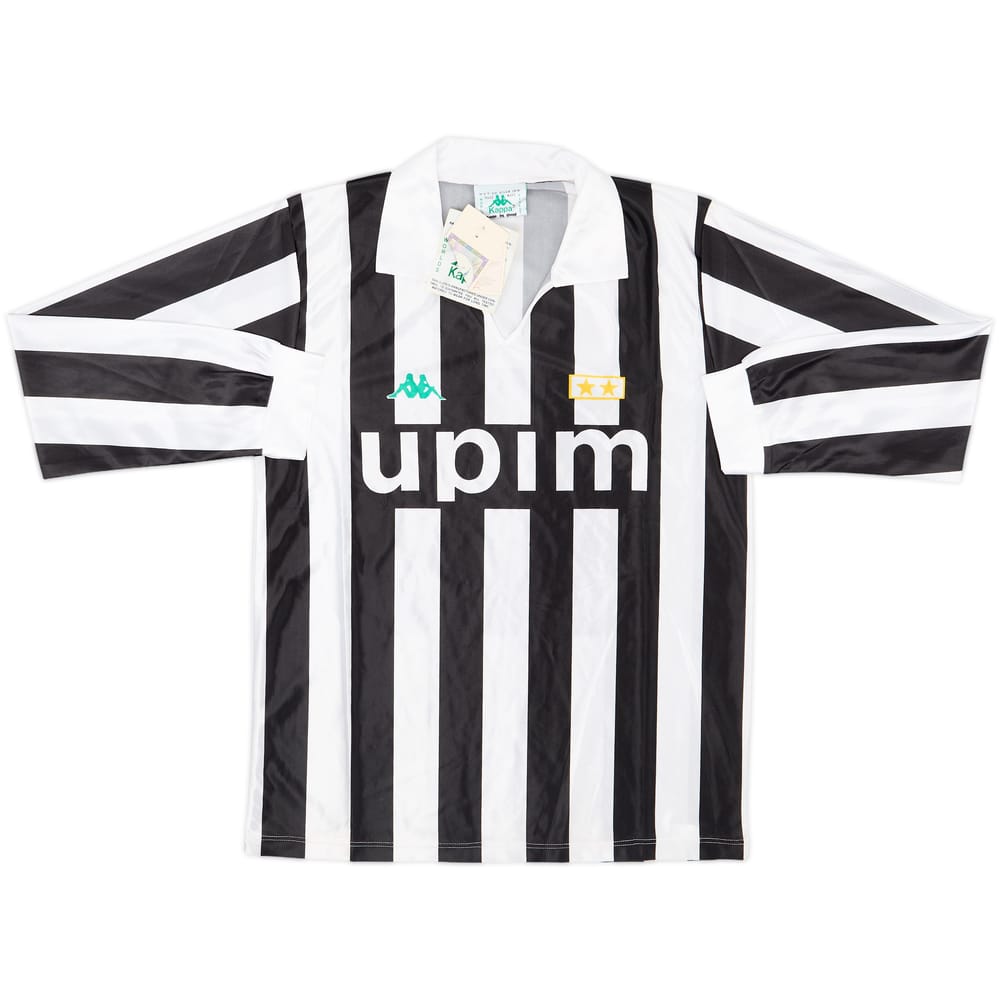 1991-92 Juventus Basic Home L/S Shirt (M)