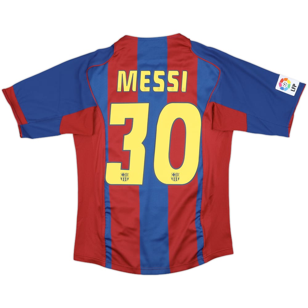 2004-05 Barcelona Home Shirt Messi #30 - 7/10 - (S)