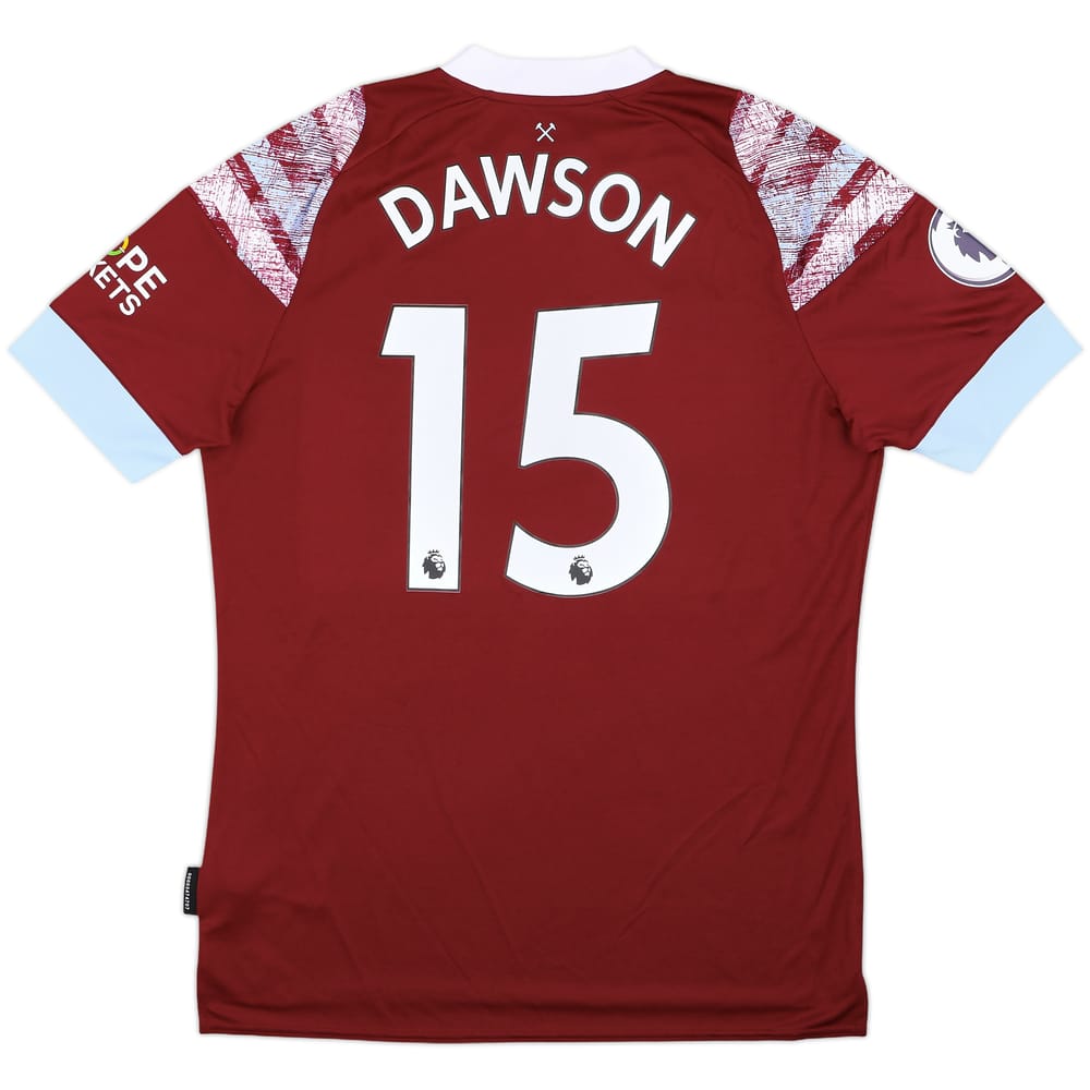 2022-23 West Ham Home Shirt Dawson #15 - 10/10 - (L)