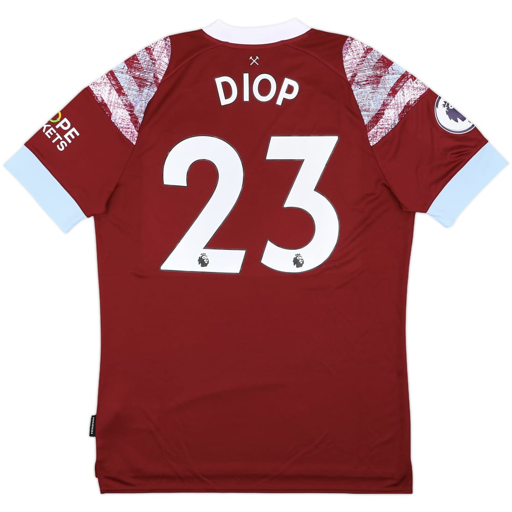 2022-23 West Ham Home Shirt Diop #23 - 10/10 - (L)